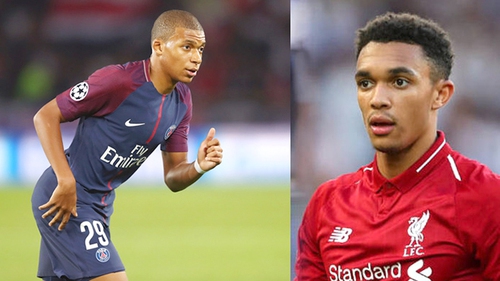 Kylian Mbappe sẽ là thách thức khủng khiếp với Trent Alexander-Arnold