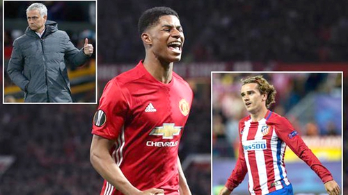 Griezmann đến Man United, Rashford sẽ hưởng lợi?