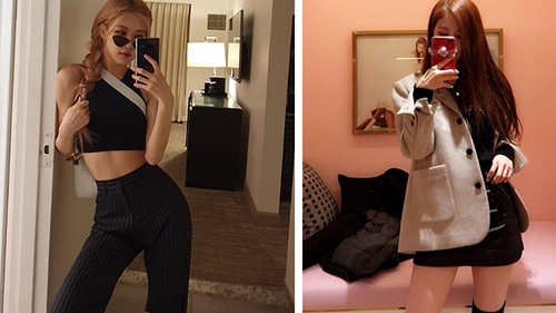 ‘Lịm tim’ ngắm những hình ảnh ‘selfie’ của Rosé Blackpink đứng trước gương