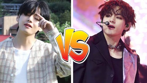 V BTS tiết lộ sự khác biệt giữa con người thật và trên sân khấu