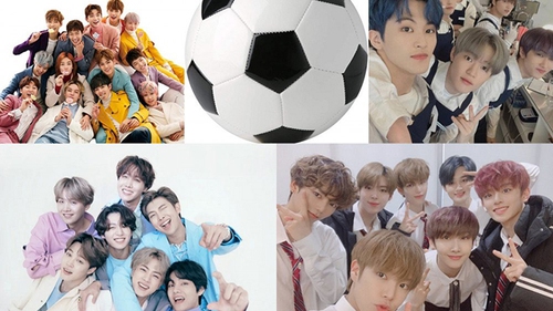 Kỹ năng chơi bóng đá ‘gây choáng’ của BTS, Seventeen…