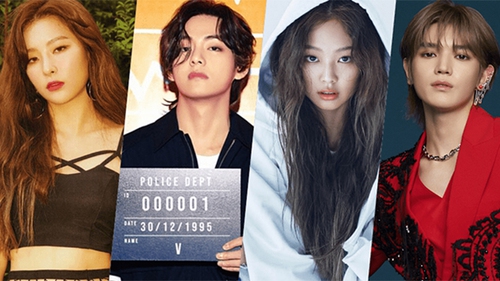 V BTS và 10 thần tượng K-pop có vẻ ngoài khác hẳn cá tính