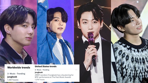 Mạng xã hội lại 'đảo lộn' vì khuyên môi và màn diễn đỉnh cao của Jungkook BTS