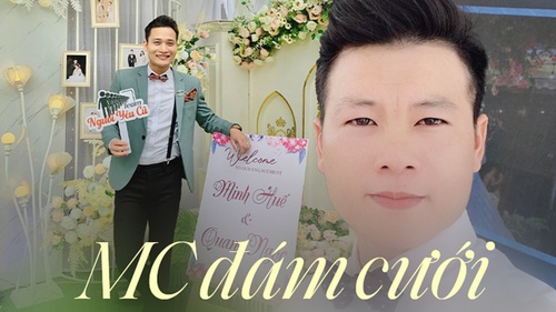 Nghề MC đám cưới: Áo hơi ngả màu là thay, quần cũ chút là thay, cà vạt thì mới liên tục