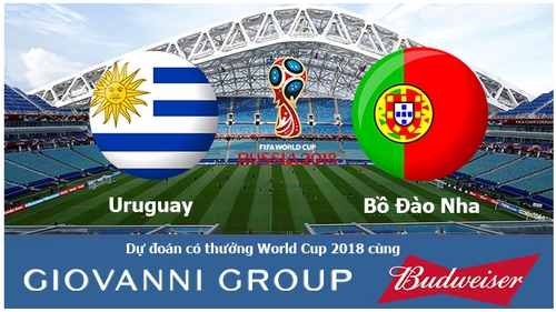 Dự đoán có thưởng World Cup 2018: Trận Uruguay – Bồ Đào Nha (Vòng 1/8)