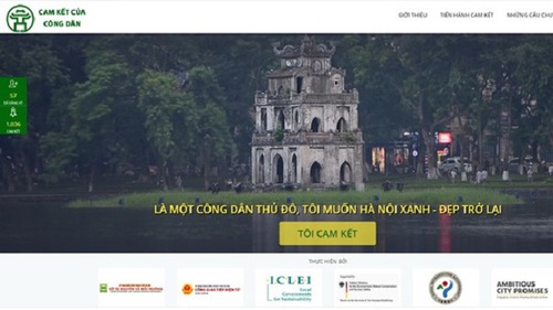 Ra mắt website 'Cam kết của công dân Hà Nội'