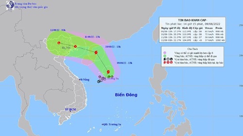 Bão số 2 có khả năng mạnh lên, hướng về Móng Cái