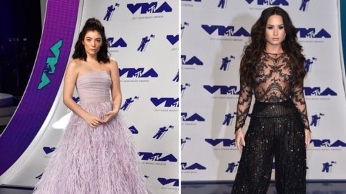 Những chiếc đầm hở bạo trên thảm đỏ MTV VMA 2017