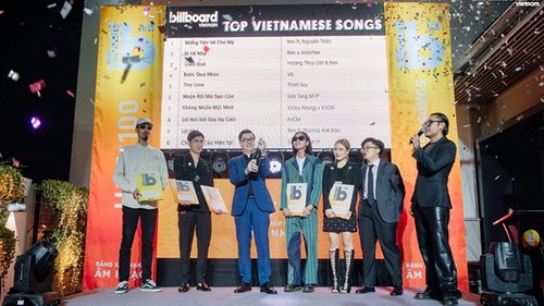 Đen Vâu áp đảo Billboard Vienam Top Vietnamese Songs