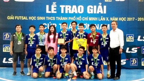 Trường Năng khiếu TDTT Quận 1 vô địch futsal TP.HCM