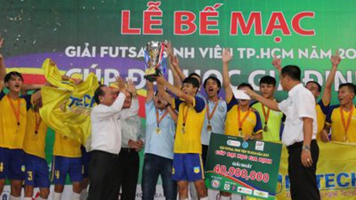 Đại học Hutech vô địch giải futsal sinh viên TP.HCM 2017