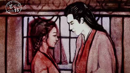 VIDEO: Xem 'Sở Kiều truyện' và cái kết trong mơ bằng tranh cát