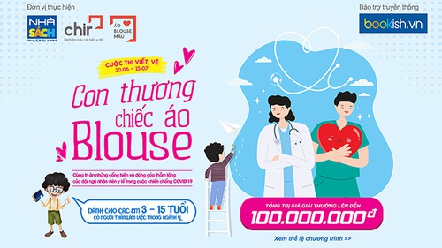 Thi viết - vẽ 'Con thương chiếc áo blouse' tri ân những chiến sĩ áo trắng