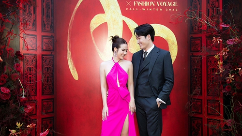 Phan Minh Huyền quyến rũ bên 'hoàng tử' Đình Tú