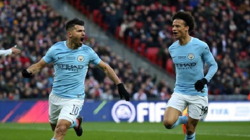 Arsenal 0-3 Man City: Aguero, Kompany và David Silva ghi bàn. Man City đoạt Cúp Liên đoàn Anh