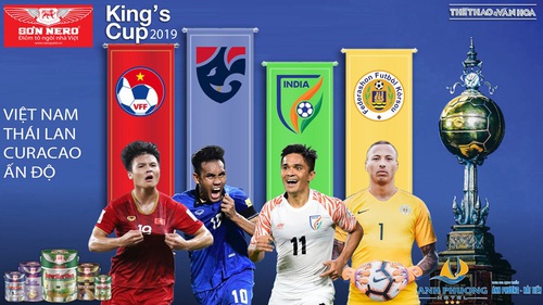 Xem trực tiếp Việt Nam vs Curacao. Trực tiếp bóng đá. VTV6. VTC1. VTV5. VTC3. Lịch King's Cup 2019