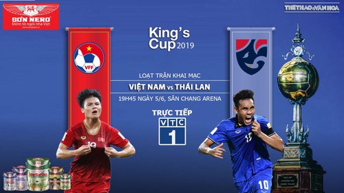 Soi kèo, trực tiếp bóng đá: Việt Nam đấu với Thái Lan. VTC1, VTV5 trực tiếp King's Cup 2019