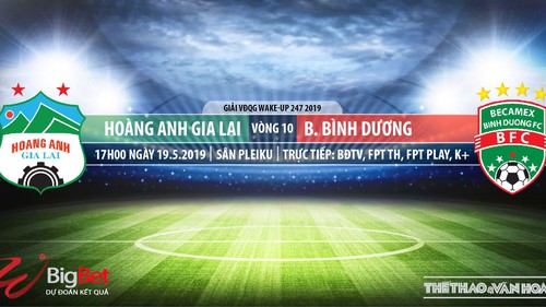 HAGL vs Bình Dương: Trực tiếp bóng đá. Trực tiếp VTV6, BĐTV, FPT