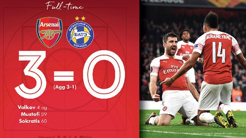 Europa League: Arsenal, Chelsea giành vé vào vòng 1/8. Chiều tối nay bốc thăm