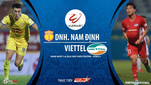 Soi kèo bóng đá Nam Định vs Viettel. Trực tiếp vòng 3 V-League 2020