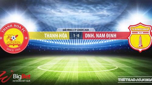 Soi kèo bóng đá Thanh Hóa vs Nam Định. Trực tiếp bóng đá Việt Nam. Bóng đá TV
