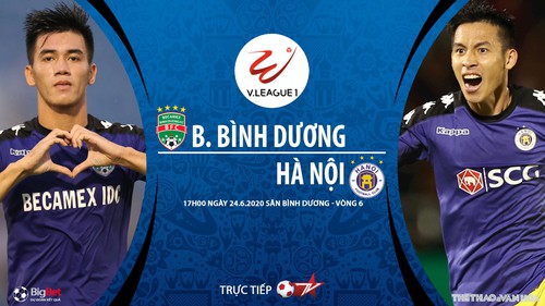 Soi kèo bóng đá Bình Dương vs Hà Nội. Trực tiếp bóng đá V-League vòng 6