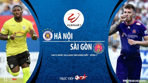 Soi kèo bóng đá Hà Nội vs Sài Gòn. Trực tiếp bóng đá Việt Nam. V-League 2020