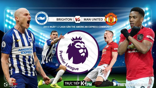 Soi kèo bóng đá Brighton vs MU. Trực tiếp bóng đá Vòng 32 Ngoại hạng Anh. K+. K+PM