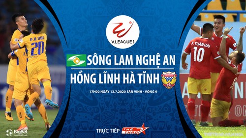 Soi kèo bóng đá SLNA vs Hà Tĩnh. Trực tiếp bóng đá V League 2020