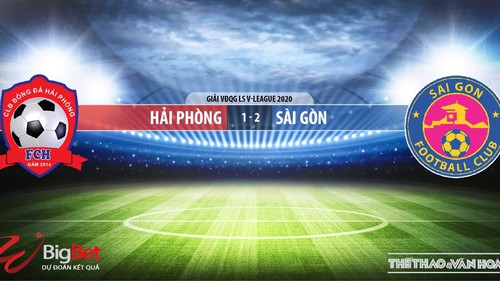 Soi kèo bóng đá Hải Phòng vs Sài Gòn. Trực tiếp bóng đá Việt Nam. V-League 2020