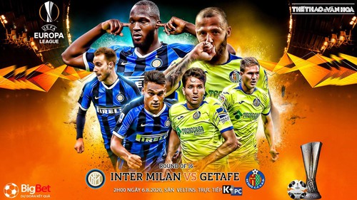 Soi kèo Inter Milan vs Getafe. Trực tiếp bóng đá vòng 1/8 Europa League