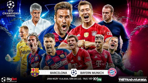 Soi kèo nhà cái Barcelona vs Bayern Munich. Tứ kết Cúp C1 châu Âu. Trực tiếp K+PM