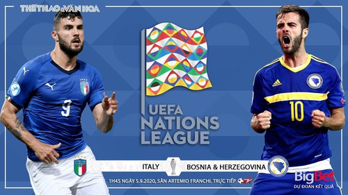 Soi kèo nhà cái Italy vs Bosnia. UEFA Nations League 2020/2021. Trực tiếp BĐTV.