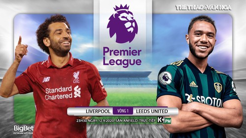 Soi kèo bóng đá. Liverpool vs Leeds. Vòng 1 Ngoại hạng Anh. Trực tiếp K+PM