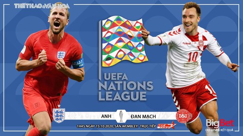 Soi kèo nhà cái Anh vs Đan Mạch. Trực tiếp bóng đá UEFA Nations League