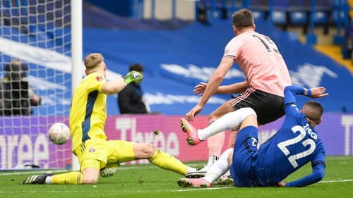 Chelsea 2-0 Sheffield: Ziyech lập công, Chelsea vào Bán kết FA Cup