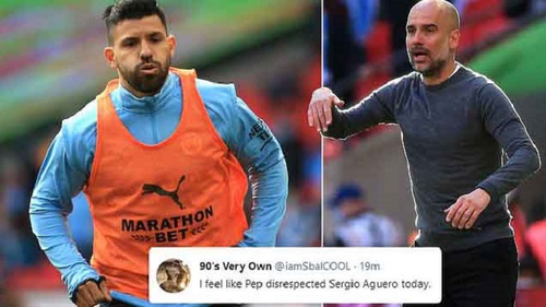 CĐV Man City tố HLV Pep Guardiola đã thiếu tôn trọng với Aguero