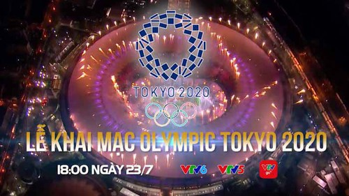 TRỰC TIẾP lễ khai mạc Olympic Tokyo 2021 (VTV6 VTV5, 18h00 hôm nay)