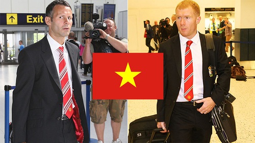 Scholes và Giggs đến Việt Nam để khai trương lò đào tạo cầu thủ của tỷ phú Phạm Nhật Vượng