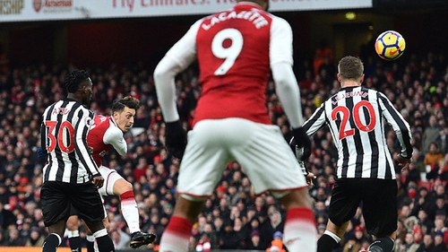 Video bàn thắng trận Arsenal 1-0 Newcastle