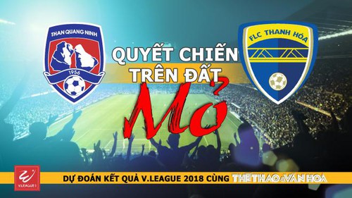 Dự đoán vòng 8 V-League 2018: Quyết chiến trên đất Mỏ