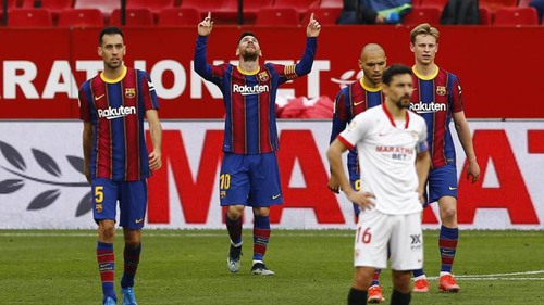 Sevilla 0-2 Barcelona: Messi solo đẳng cấp, Barca giành 3 điểm trên sân khách