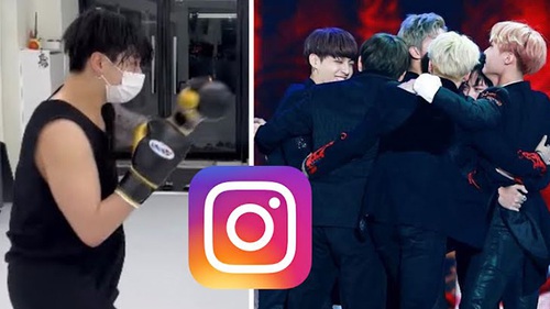 Video boxing bắt mắt của Jungkook khiến BTS xúm lại 'tám' trên Instagram