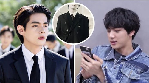 V BTS hút hồn với hình ảnh một CEO, Jin lập tức đòi quà