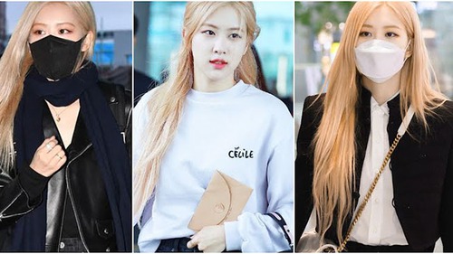 ‘Lịm tim’ ngắm trang phục sân bay của Rosé Blackpink