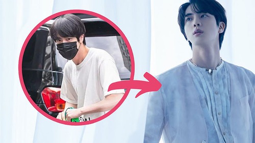 Jin BTS ‘gây bão’ với cách cầm túi khác người