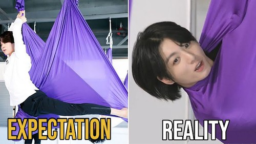 ‘Maknae Line’ phát hiện ra những tác dụng hữu hiệu của thiết bị yoga bay trong ‘Run BTS’