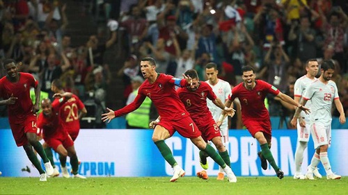 ĐIỂM NHẤN Bồ Đào Nha 3-3 Tây Ban Nha: Ronaldo siêu hạng. Diego Costa quá hay. TBN vẫn mạnh