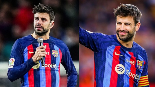 Pique chia tay đầy cảm xúc trong trận đấu cuối cùng tại Barcelona