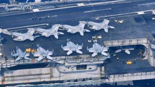 Tàu sân bay USS Carl Vinson rời khu vực Bán đảo Triều Tiên